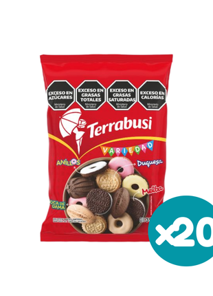 Galletita Terrabusi Variedad 390g(caja x 20un)(8kg)