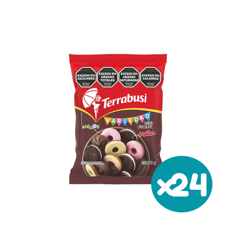 Galletita Terrabusi Variedad CHOCOLATE 300g(caja x 24un)(7.2KG)