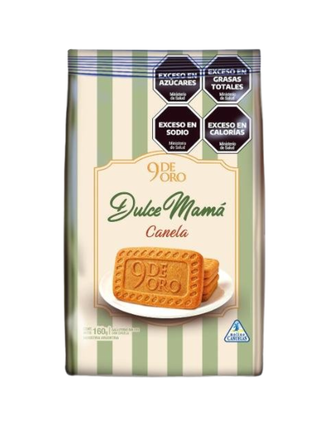 Galletitas 9 de Oro, Dulce Mama, Canela x160g