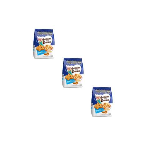 Galletitas Delicias de la Nonna, Manteca x300g (Pack x3un) (900g) tamaño GRANDE