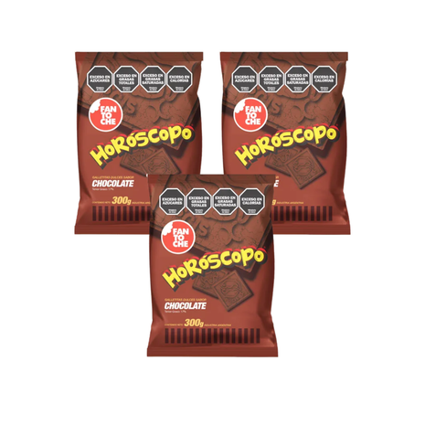 Galletitas Fantoche HORÓSCOPO Chocolate 300gr (Pack x3un)(900gr)