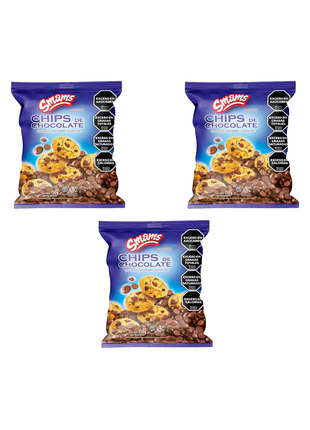 Galletitas Smams Chips de Chocolate. Libres de gluten (150gr) (pack x3un) (450)