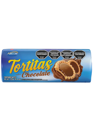 Galletitas Tortitas Sabor Chocolate 125g