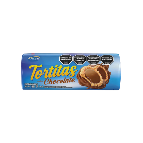 Galletitas Tortitas Sabor Chocolate 125g