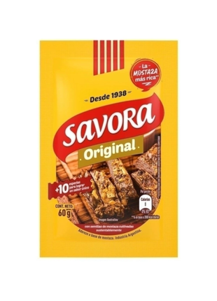 Mostaza Savora original 60gr