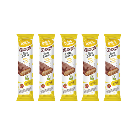 Oblea de Arroz Chorqui, Rellena con Pasta de Mani – Lulemuu 20g (Pack x5un) (100g)