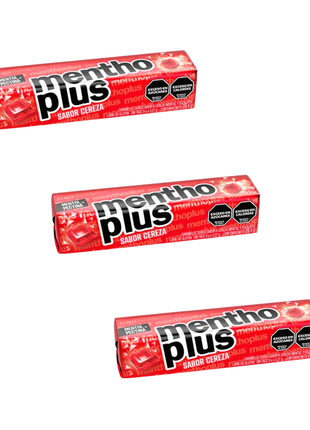 Pastilla Caramelo Menthoplus CEREZA 26gr X3un (78gr)