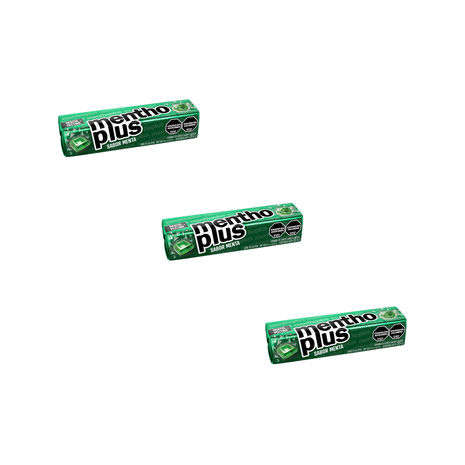 Pastilla Caramelo Menthoplus MENTA 26gr X3un (78gr)