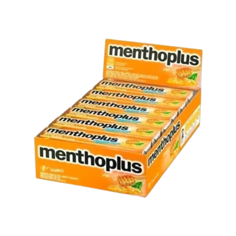 Pastilla Caramelo Menthoplus MIEL 29gr X 12un (353gr)