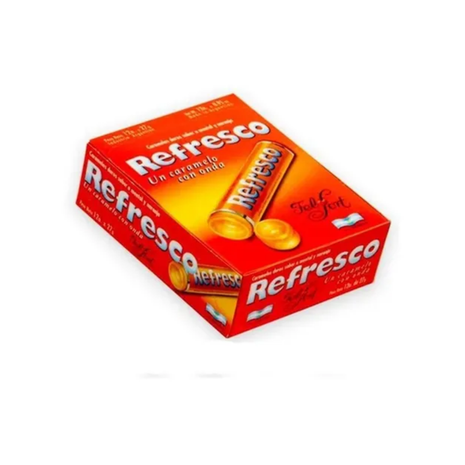 Pastilla Caramelos Pastillas Refresco Sabor NARANJA 12 unid (324gr)