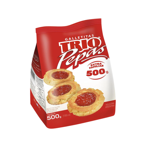 Pepas Con Membrillo TRIO 500Gr