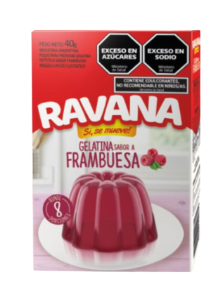 Ravana gelatina frambuesa 40gr