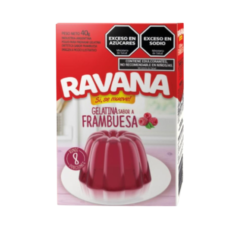 Ravana gelatina frambuesa 40gr