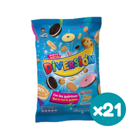 Galletitas Surtido Diversion (390gr) (Caja 21) (8,2Kg)